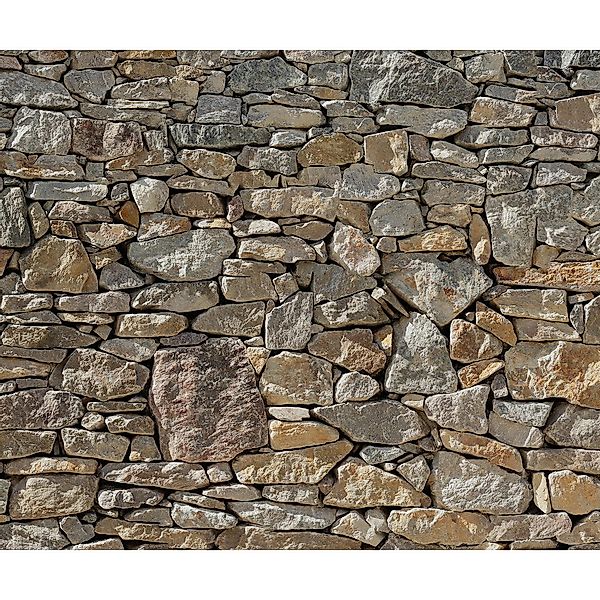 Komar Vliestapete »Digitaldruck Vlies - Stone Wall - Größe 300 x 250 cm«, b günstig online kaufen