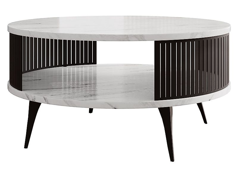 MIRJAN24 Couchtisch Roenni, Beine und Seiten aus Stahl, schwarz pulverbesch günstig online kaufen