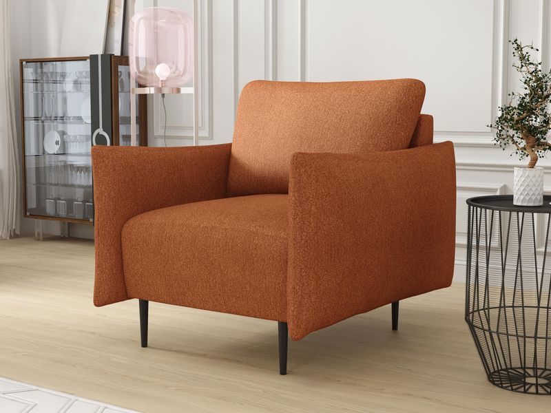 MIRJAN24 Sessel Lambi, Schwarze Metallfüße, 98x90x85 günstig online kaufen