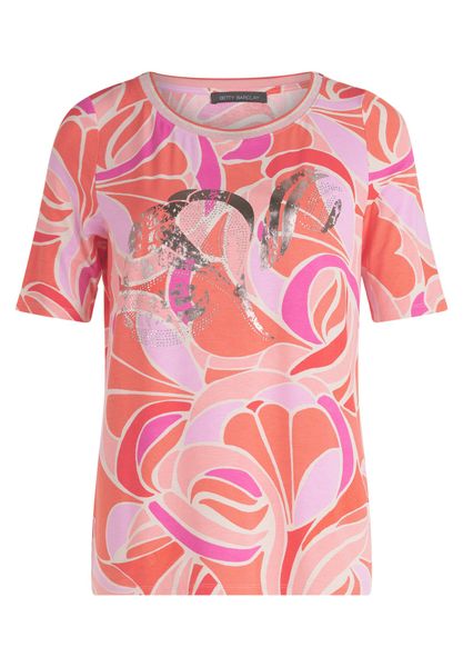 Betty Barclay Kurzarmshirt "Damen Printshirt mit Schmucksteinen" 1 Stk. tlg günstig online kaufen