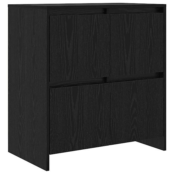vidaXL Sideboard Schwarz Eichen-Optik 70 x 41 x 75 cm Holzwerkstoff 875230 günstig online kaufen