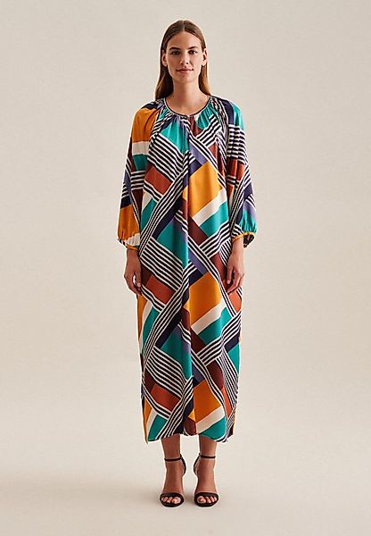 seidensticker Sommerkleid Schwarze Rose 3/4-Arm Rundhals günstig online kaufen