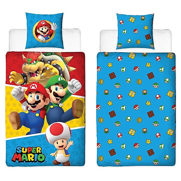 Familando Kinderbettwäsche Super Mario Splitter - günstig online kaufen