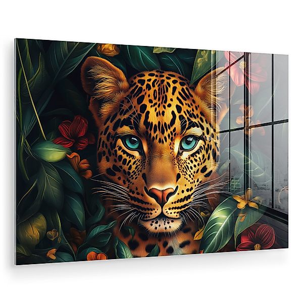 MuchoWow Acrylglasbild Leopard - Natur - günstig online kaufen