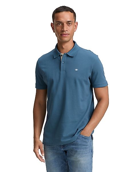 TOM TAILOR Poloshirt mit farblich hervorgehobener günstig online kaufen