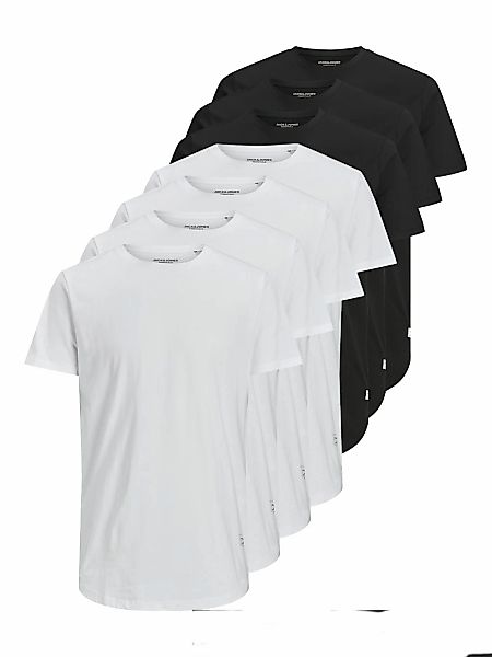 Jack & Jones Rundhalsshirt "JJENOA TEE SS CREW NECK 7PK MP NOOS" Packung, 7 günstig online kaufen