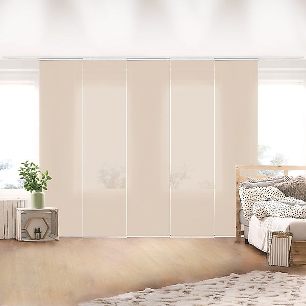 Bilderdepot24 Schiebegardine modern Flächenvorhang blickdicht Macchiato, günstig online kaufen