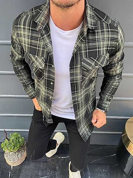 Megaman Jeans Karohemd Megaman Herren Holzfäller günstig online kaufen