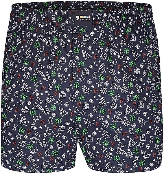 HAPPY SHORTS Boxer Web-Boxershorts Weihnachts Motive günstig online kaufen