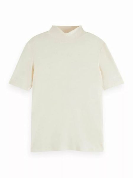 Scotch & Soda T-Shirt Mock neck short sleeved T-shirt, Soft Ice günstig online kaufen