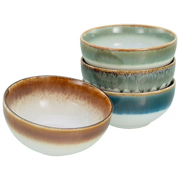 CreaTable Müslischalenset Cascade Bowls Mix Buddha bunt Steinzeug günstig online kaufen