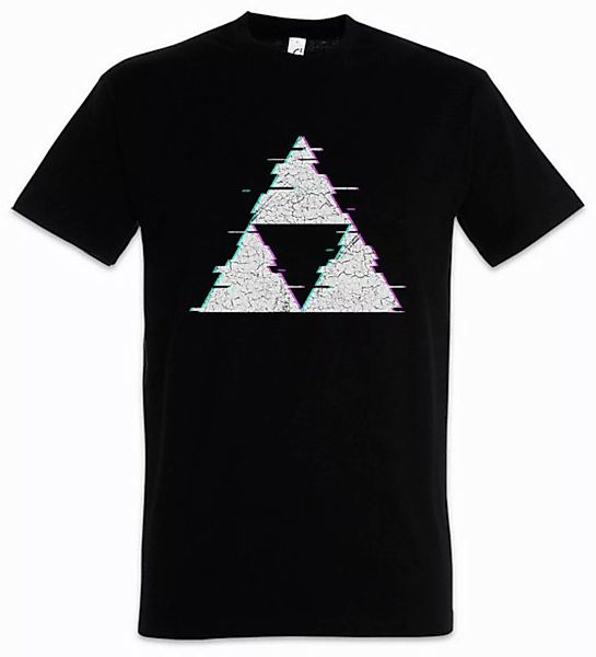 Urban Backwoods Print-Shirt Triforce Glitch Herren T-Shirt Symbol Sign Logo günstig online kaufen