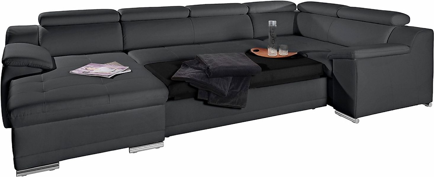 sit&more Wohnlandschaft "Andiamo U-Form", mit Kopfteilverstellung, wahlweis günstig online kaufen