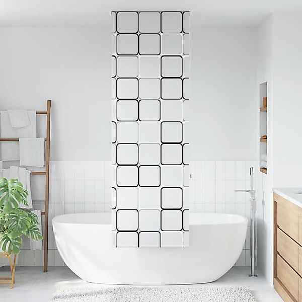 vidaXL Duschrollo, Duschrollo 80x240 cm Stoffbreite günstig online kaufen