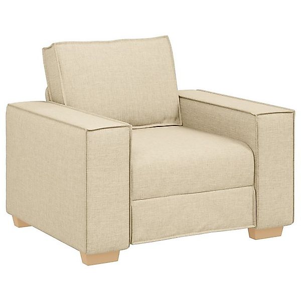 vidaXL Sofa Sofa Set Set von 3 Creme, 3 Teile günstig online kaufen