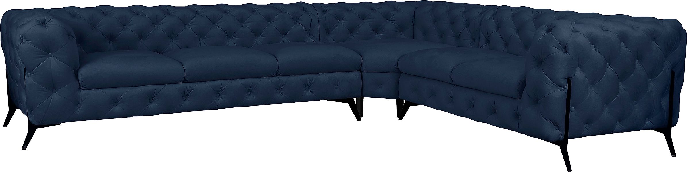 Home affaire Chesterfield-Sofa »Amaury L-Form« großes Ecksofa, Chesterfield günstig online kaufen