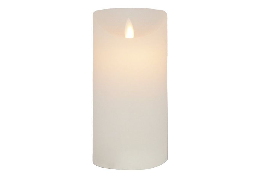 B&S LED-Kerze LED Echtwachskerze mit flackereffekt und Timer H:15 x Ø 7.5 c günstig online kaufen