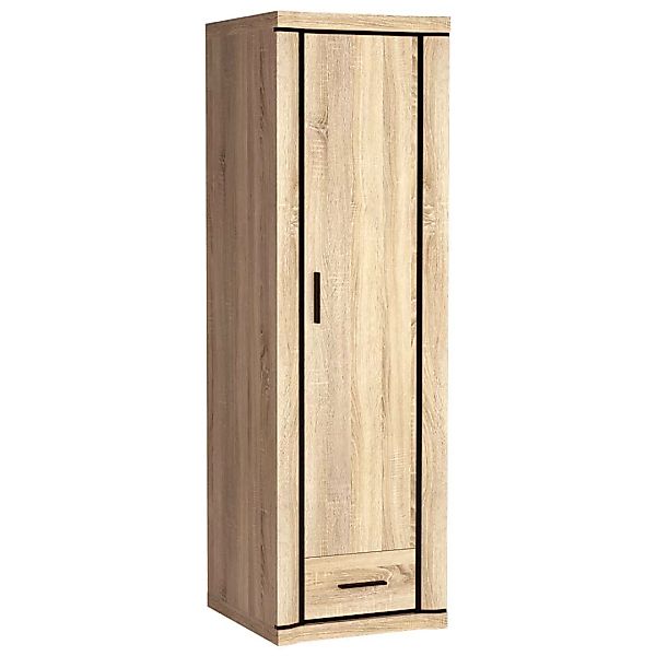 Regalschrank Garderobenschrank 58 cm in Sonoma Eiche DUNEDIN-161 günstig online kaufen