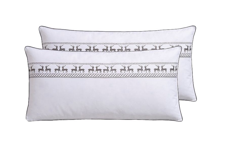 Älgdröm Federkopfkissen »Sorsele Kopfkissen 40x80cm oder 80x80 cm, 2-tlg«, günstig online kaufen