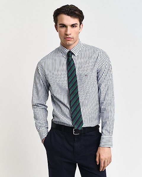 Gant Langarmhemd REG POPLIN STRIPE SHIRT günstig online kaufen