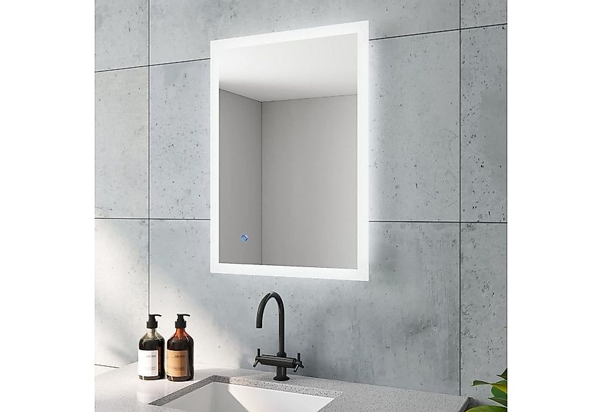 AQUABATOS LED-Lichtspiegel Led Spiegel Bad Badspiegel mit Beleuchtung 60x80 günstig online kaufen