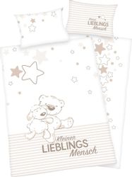 Baby Best Babybettwäsche "Kleiner Lieblingsmensch" mit Bärchen Motiv und li günstig online kaufen