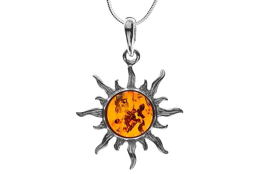 OSTSEE-SCHMUCK Kette mit Anhänger Ostsee-Schmuck Kette mit Anhänger Sonne 3 günstig online kaufen