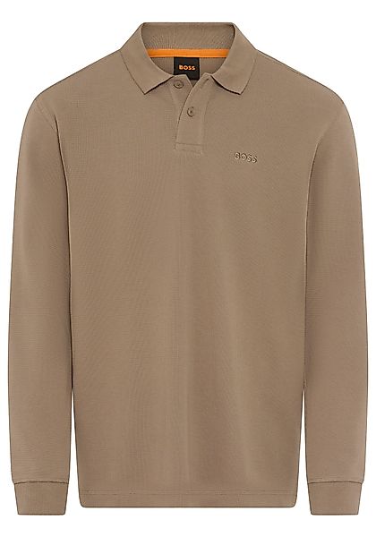BOSS ORANGE Poloshirt Petempestolong mit Knopfleiste günstig online kaufen