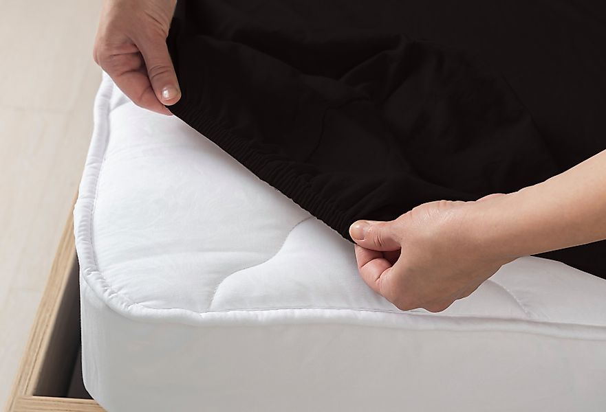 livessa Spannbettlaken weicher Jersey aus 100% günstig online kaufen