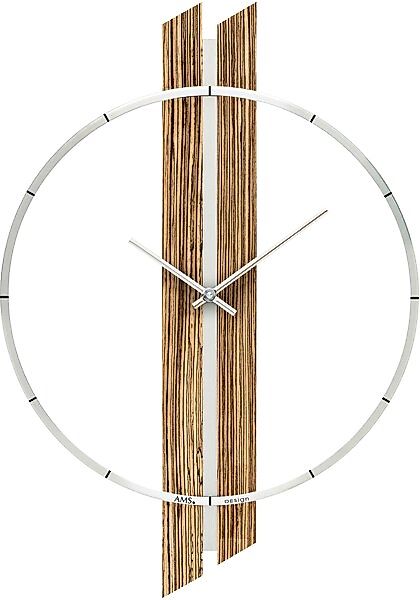 AMS Wanduhr »W9606«, Made in Germany,Holz,Wohnzimmer,Esszimmer,Küche,Arbeit günstig online kaufen