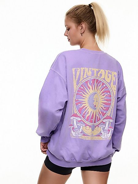 Worldclassca Sweatshirt Worldclassca Oversized Sweatshirt VINTAGE Print Lan günstig online kaufen
