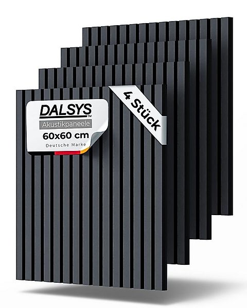 Dalsys Wandpaneel Akustikpaneele, BxL: 60x60 cm, (DIY Wandgestaltung, Lamel günstig online kaufen