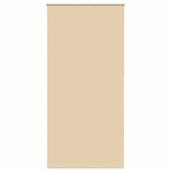 vidaXL Verdunkelungsrollo Beige 90x210cm Stoffbreite 85,7 cm Polyester 4010 günstig online kaufen