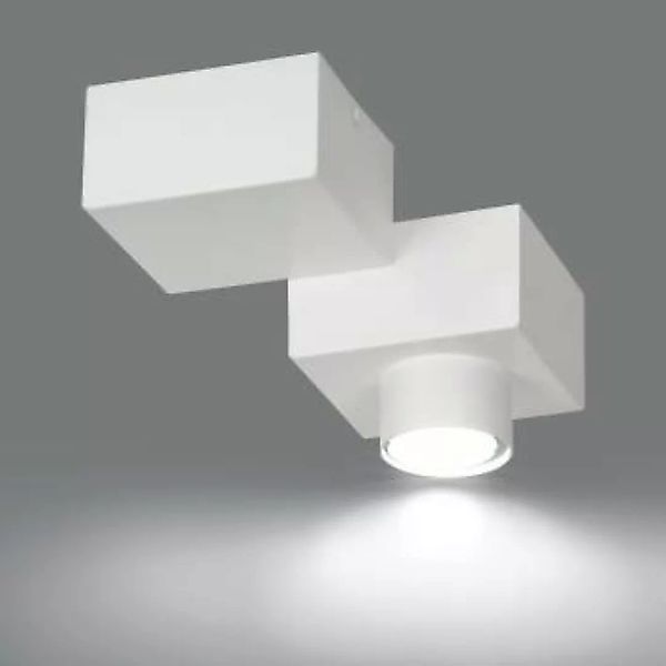 Weiße Deckenlampe Baustein Design eckig Modern günstig online kaufen