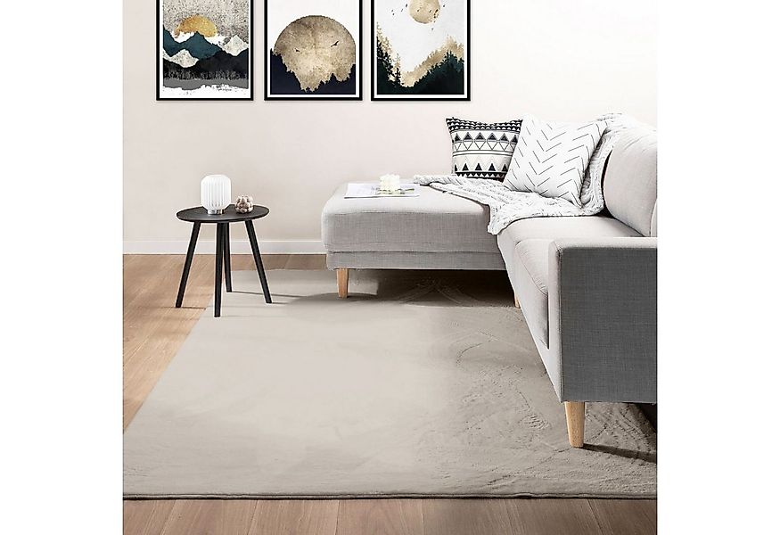 Vimoda Teppich Bobby, Anti Rutsch Waschbar, kuschelig, Rechteckig, Höhe: 10 günstig online kaufen