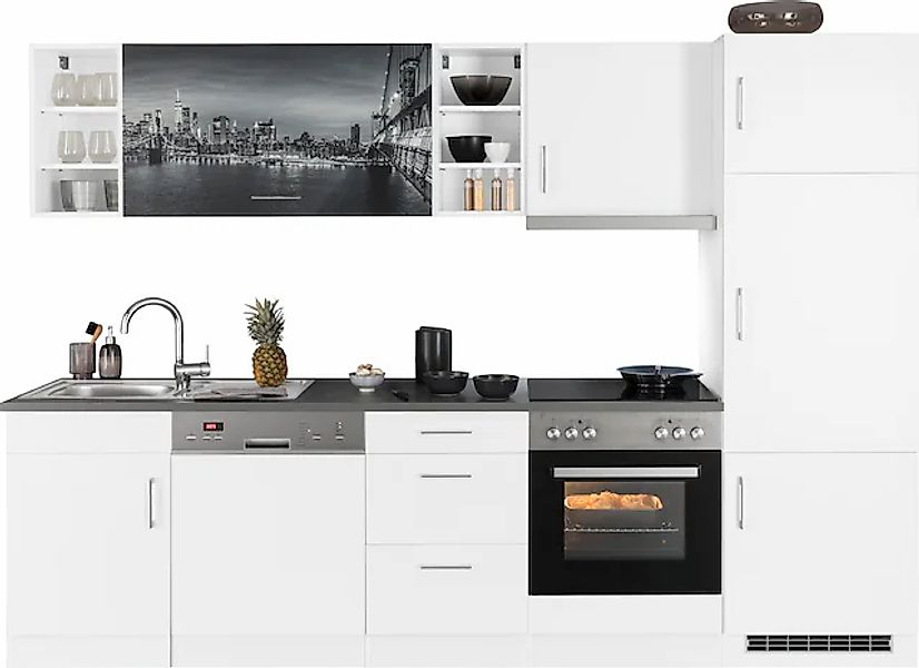 KOCHSTATION Küchenzeile »KS-Paris – Küchen mit einzigartigen Fotomotiven au günstig online kaufen