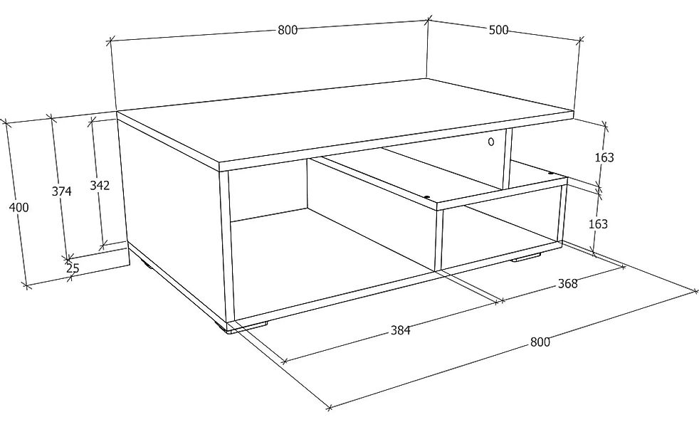 Couchtisch  Sulas ¦ holzfarben ¦ Maße (cm): B: 80 H: 40 Tische > Couchtisch günstig online kaufen
