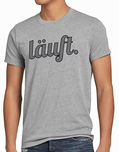 style3 T-Shirt läuft Funshirt Spruchshirt Shirt Fun bei dir meme kult mir t günstig online kaufen