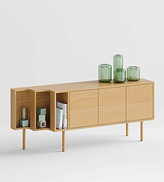 Woodman Sideboard "Shift", mit Echtholzfurnier aus Eiche, Breite 189 cm, mi günstig online kaufen