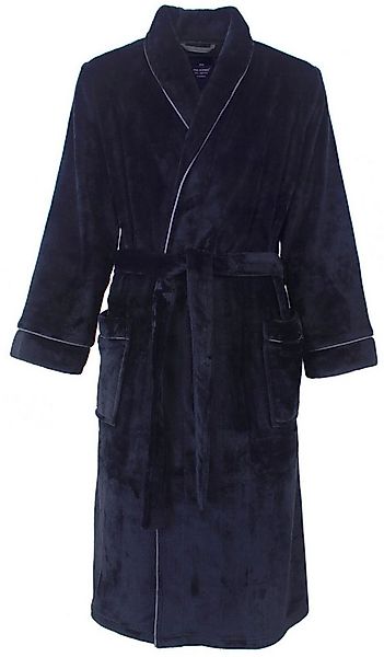 Paul Hopkins Herrenbademantel Herren Morgenmantel, Midi, Polyester, Schalkr günstig online kaufen