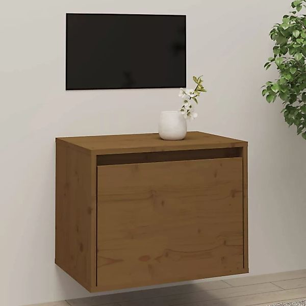 vidaXL Hängeschrank Hängeschrank Wandschrank Honigbraun 45x30x35 cm Massivh günstig online kaufen