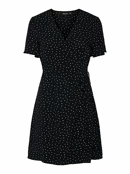 pieces Minikleid "PCTALA NEW SS WRAP DRESS WVN NOOS BC" günstig online kaufen