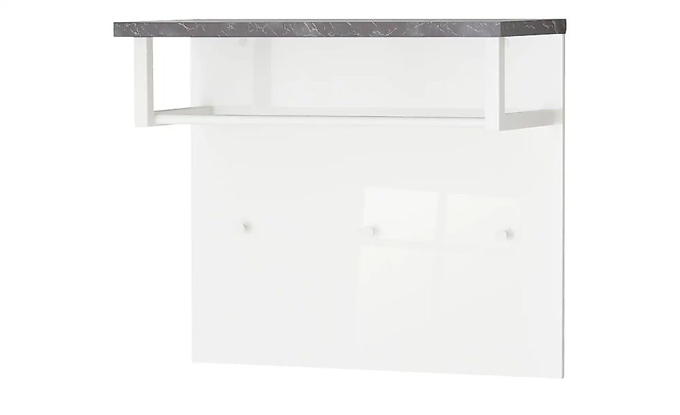 Garderobenpaneel  Siena ¦ weiß ¦ Maße (cm): B: 82,3 H: 71,3 T: 35.2 Gardero günstig online kaufen