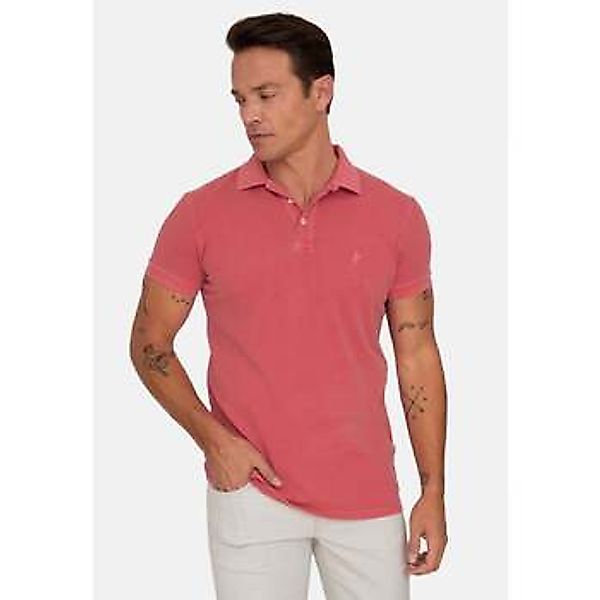 Jacey Quinn  Poloshirt Garment Dye Polo Shirt Short Sleeve günstig online kaufen