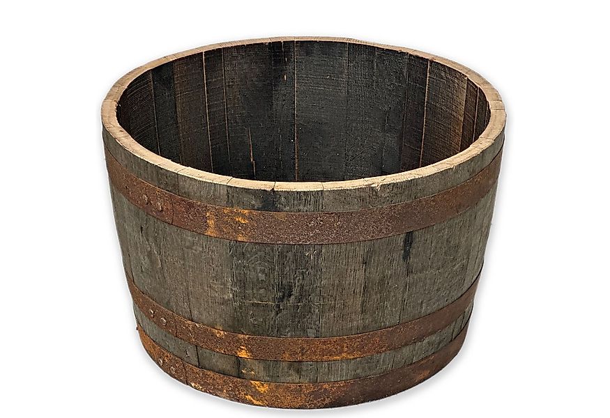 Temesso Pflanzkübel D 65cm - Halbes originales schottisches Whiskyfass günstig online kaufen