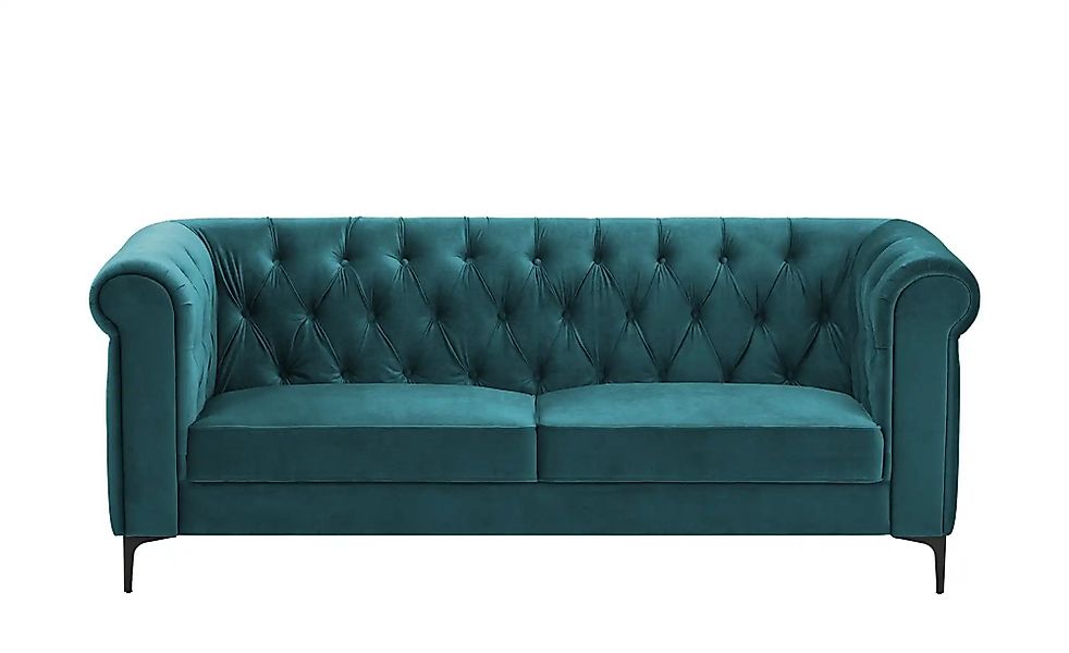smart Einzelsofa  Julinda ¦ türkis/petrol ¦ Maße (cm): B: 195 H: 84 T: 93.0 günstig online kaufen