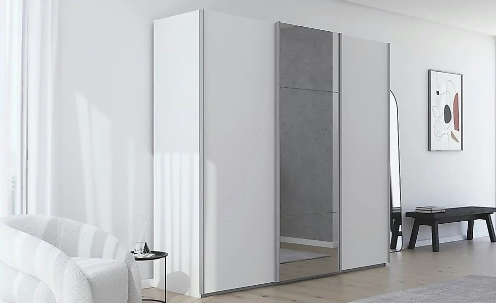 meinSchrank Schwebetürenschrank inklusive Zubehör Regina ¦ weiß ¦ Maße (cm) günstig online kaufen