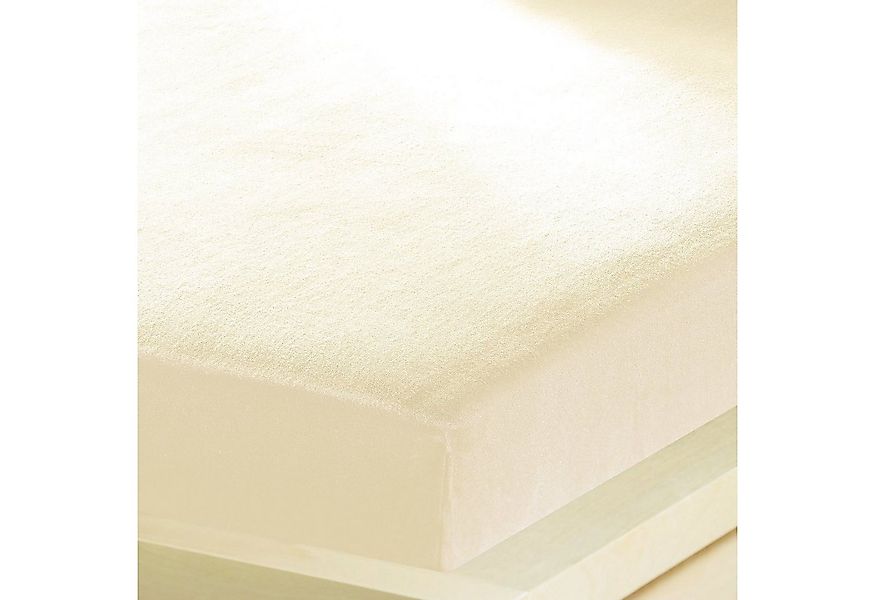 BETTWARENSHOP Spannbettlaken Feinbiber wasserdicht, Biber, Gummizug: Rundum günstig online kaufen