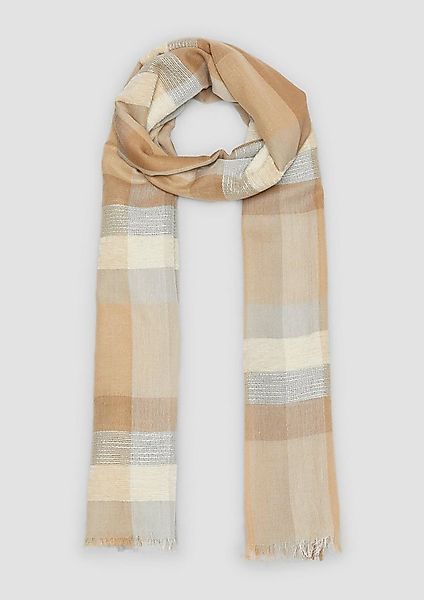 s.Oliver Schal Tuch, Schal mit Karo-Print günstig online kaufen