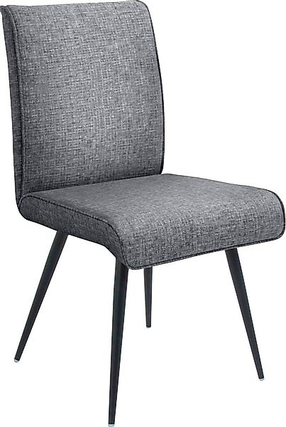 K+W Komfort & Wohnen 4-Fußstuhl »Giacomo I«, 1 St., Flachgewebe 775, 4- Fuß günstig online kaufen